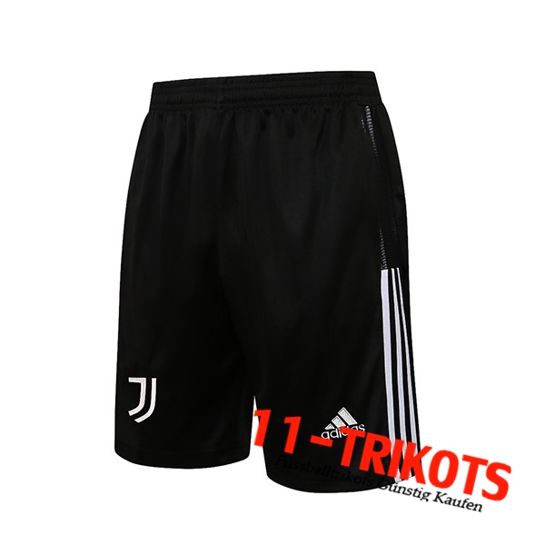 Juventus Fussball Shorts Schwarz/Weiß 2021/2022