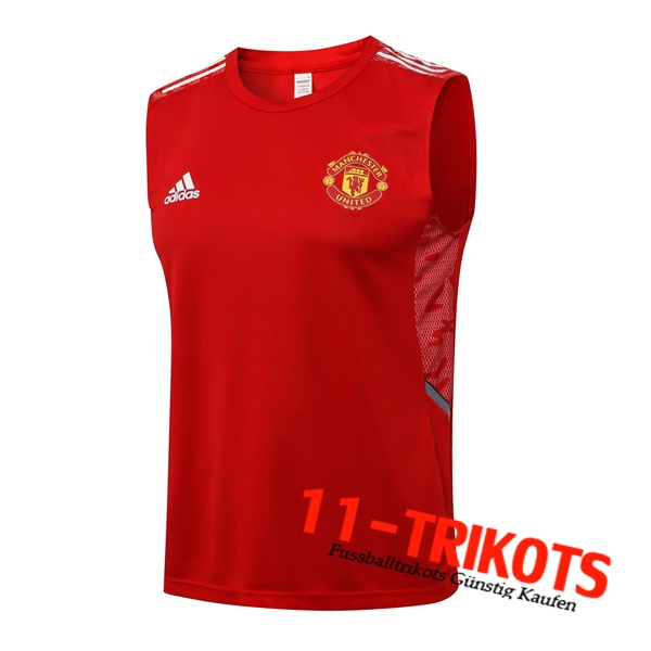 Manchester United Trainings-Tanktop Rot 2021/2022