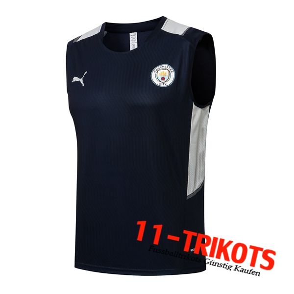 Manchester City Trainings-Tanktop Dunkelblau 2021/2022