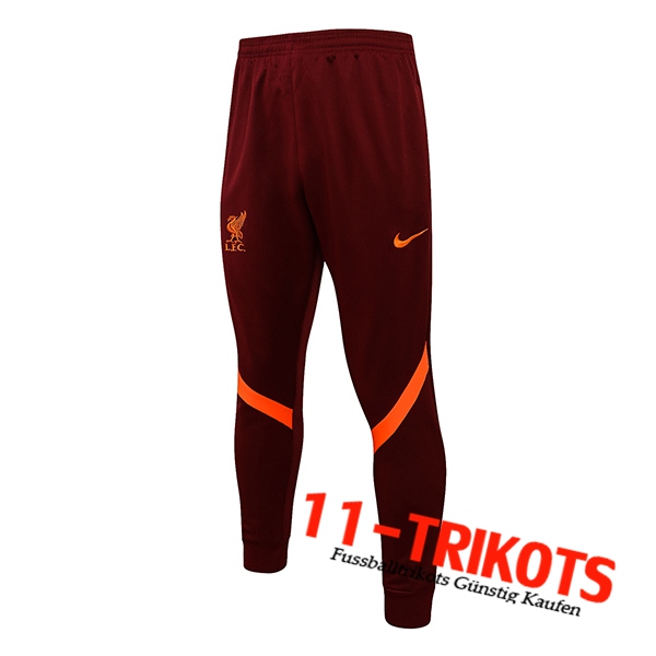 FC Liverpool Trainingshose Rot/Orange 2021/2022