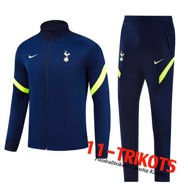 Tottenham Hotspur Kinder Trainingsanzug Dunkelblau 2021/2022