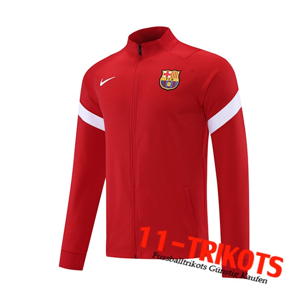 FC Barcelona Trainingsjacke Rot/Weiß 2021/2022