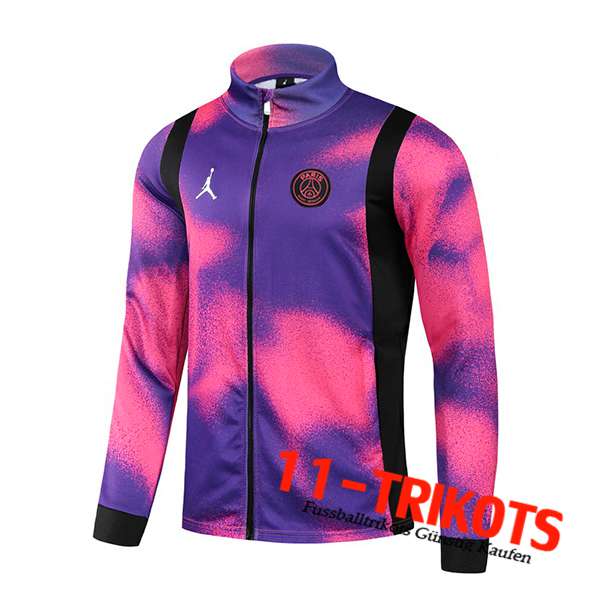 Jordan PSG Trainingsjacke Grau/Orange 2021/2022