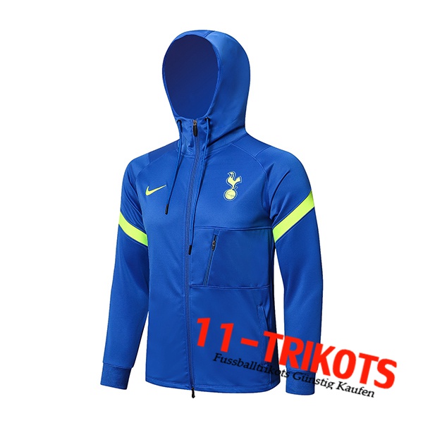 Tottenham Hotspur Trainingsjacke Mit Kapuze Blau/Gelb 2021/2022