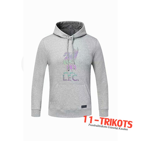 Sudadera Con Capucha FC Liverpool Gris 2020/2021