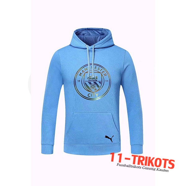 Sudadera Con Capucha Manchester City Azul Claro 2020/2021