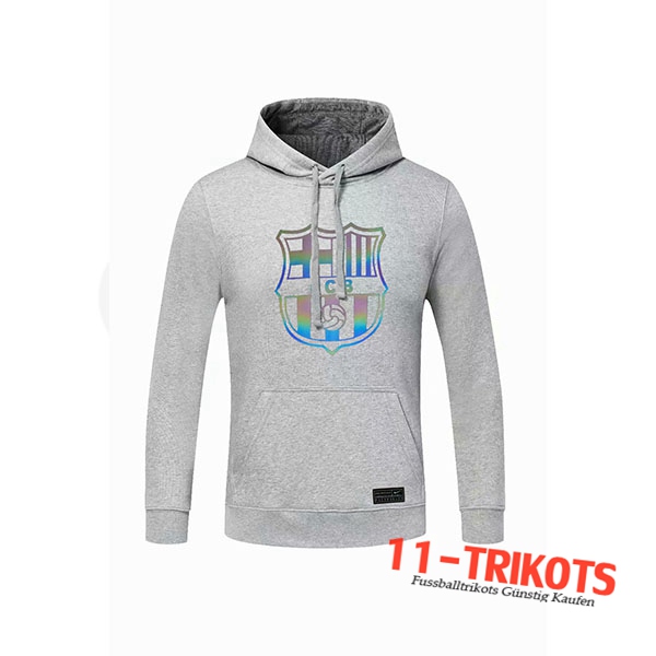 Sudadera Con Capucha FC Barcelona Gris 2020/2021