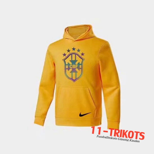 Sudadera Con Capucha Brasil Amarillo 2020/2021