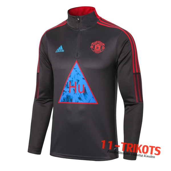 Sudadera de entrenamiento Manchester United Joint Edition Gris Oscuro 2020/2021