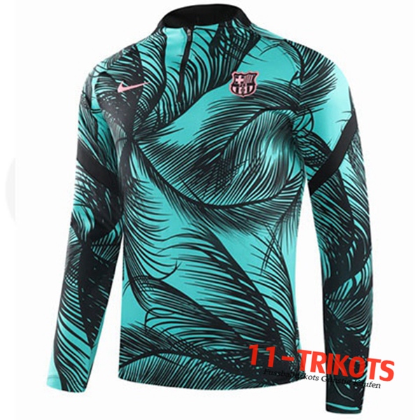 Sudadera de entrenamiento FC Barcelona Negro/Verde 2020/2021