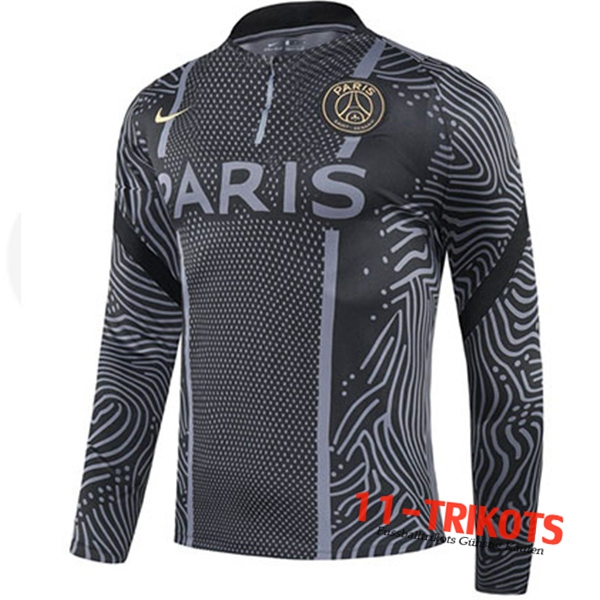 Sudadera de entrenamiento PSG Negro/Gris 2020/2021