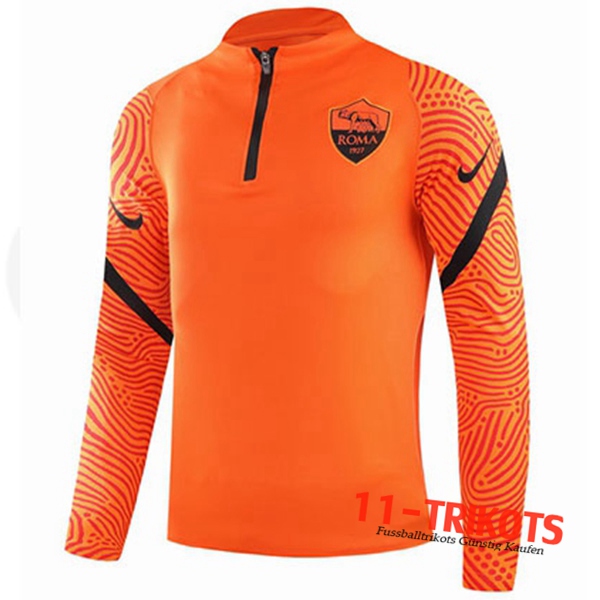 Sudadera de entrenamiento AS Roma Naranja 2020/2021