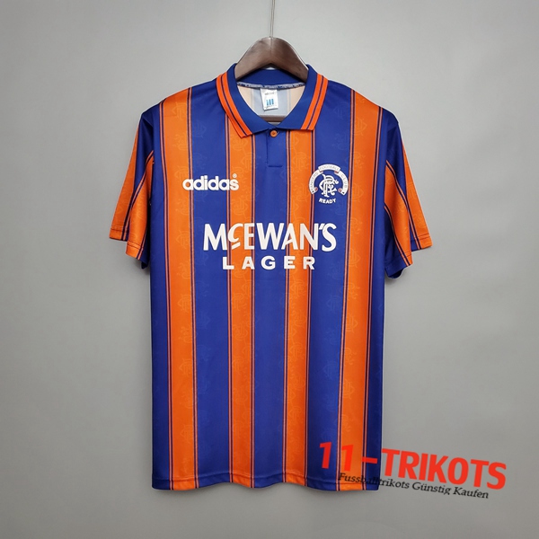 Neuestes Fussball Rangers FC Retro Auswärtstrikot 1993/1994