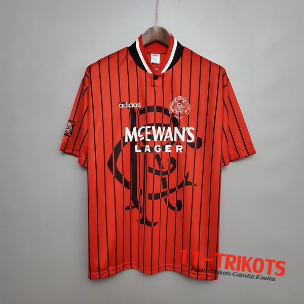 Neuestes Fussball Rangers FC Retro Auswärtstrikot 1994/1995