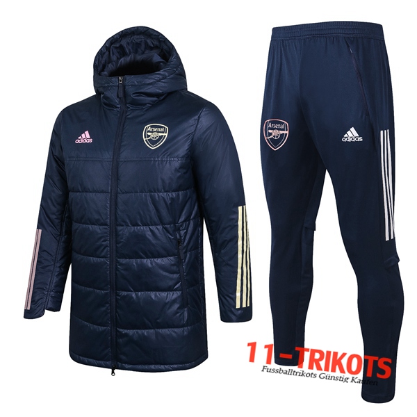 Chaqueta De Plumas Arsenal + Pantalones Azul Marin 2020 2021