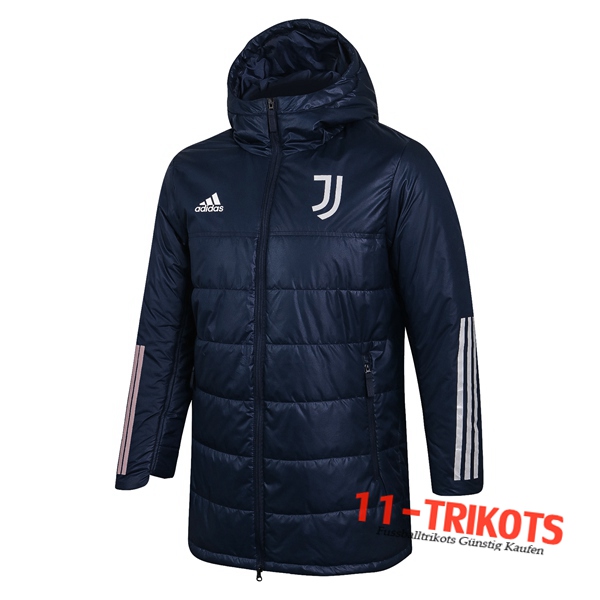 Neuestes Daunenjacke Juventus Blau Marin 2020/2021 | 11-Trikots