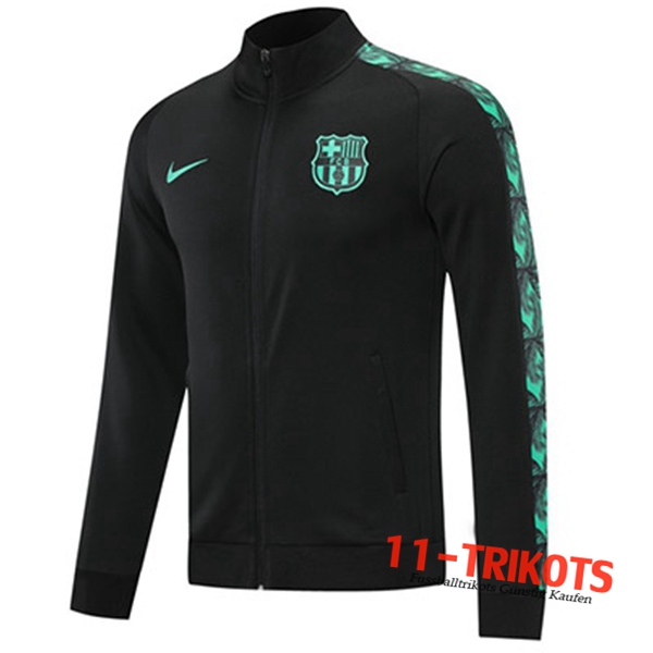 Chaqueta Futbol FC Barcelona Negro/Verde 2020/2021