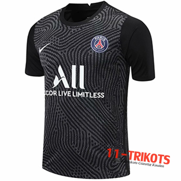 Neues Fussball PSG Torwart Schwarz 2020 2021 | 11-trikots