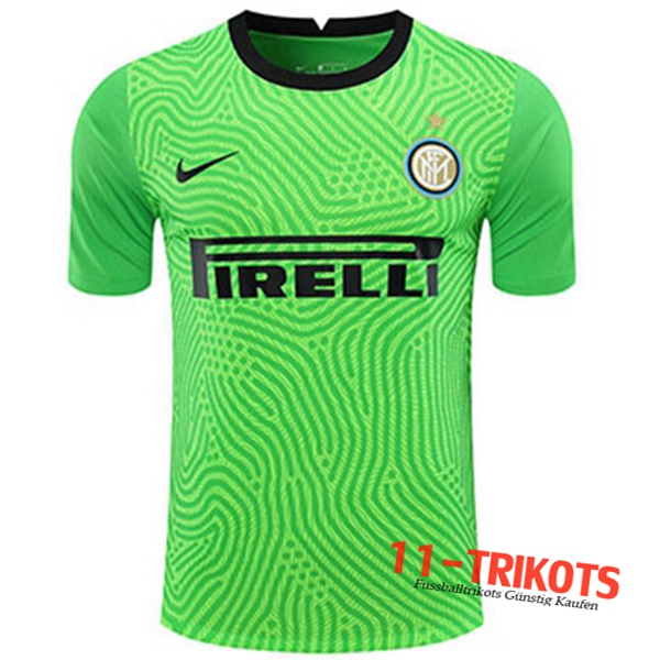 Neues Fussball Inter Milan Torwart Grün 2020 2021 | 11-trikots