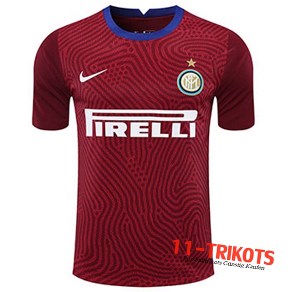 Neues Fussball Inter Milan Torwart Rot 2020 2021 | 11-trikots