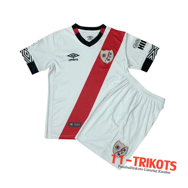 Camisetas Futbol Rayo Vallecano Ninos Primera 2020/2021