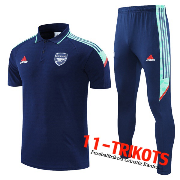 FC Arsenal Poloshirt + Hose Blanc/Rot 2021/2022