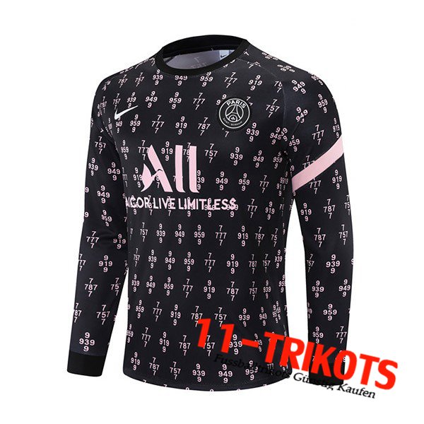 Jordan PSG Training Sweatshirt Schwarz/Rosa 2021/2022