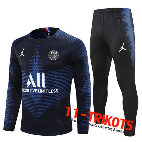 Jordan PSG Trainingsanzug Blau/Schwarz 2021/2022