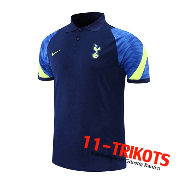 Tottenham Hotspur Poloshirt Dunkblau/Grun 2021/2022