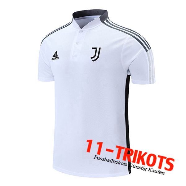 Juventus Poloshirt Weiß/Grau 2021/2022