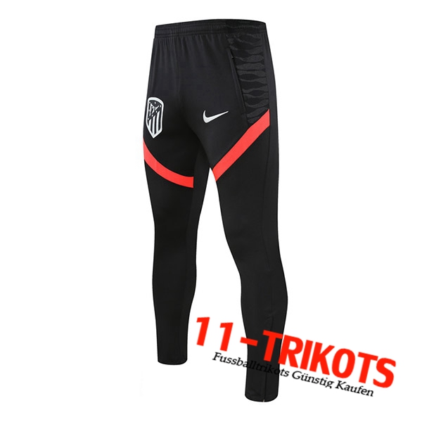 Atletico Madrid Trainingshose Rot/Schwarz 2021/2022