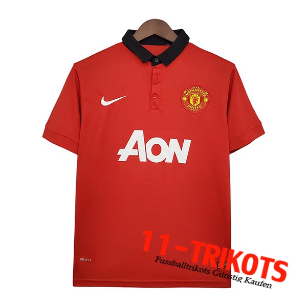 Manchester United Retro Heimtrikot 2013/2014