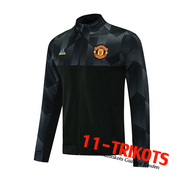 Manchester United Trainingsjacke Schwarz/Grau 2021/2022