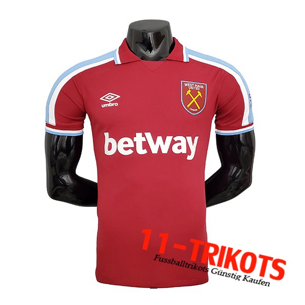 West Ham United Player Version Heimtrikot 2021/2022