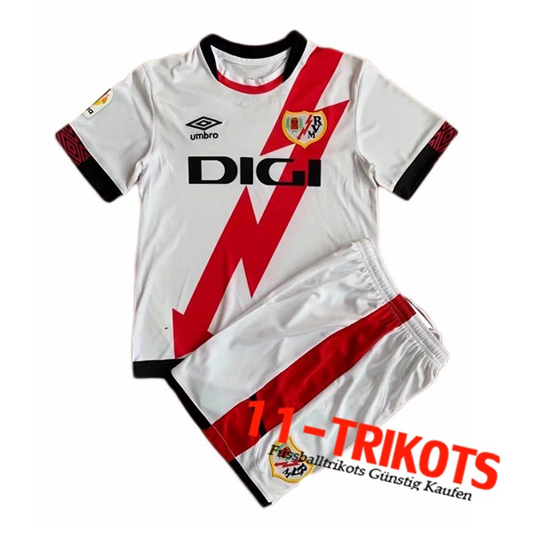 Rayo Vallecano Kinder Heimtrikot 2021/2022