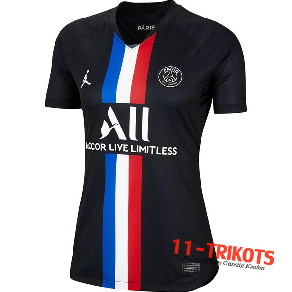 Neues Paris PSG X Jordan Damen Viertetrikot 2019/2020 Kurzarm Erstellen