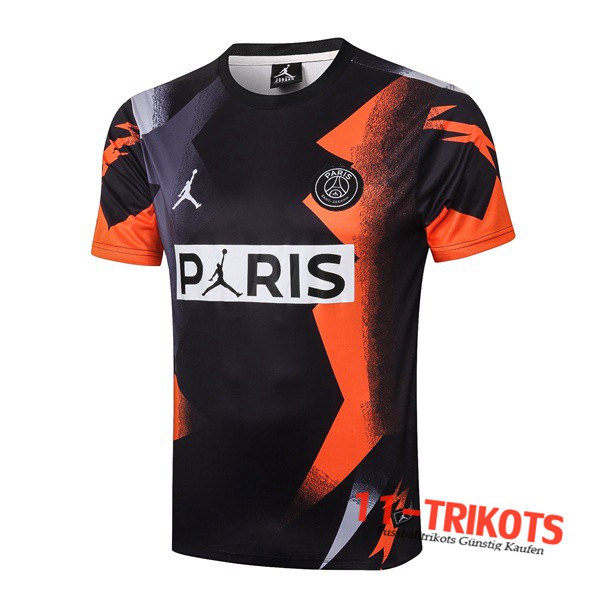 Neuestes Fussball Paris PSG Poloshirt Schwarz Grau 2019 2020 | 11-trikots
