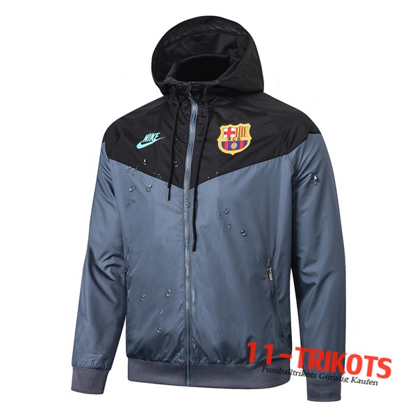 Chaqueta Futbol Rompevientos FC Barcelona Negro 2019 2020