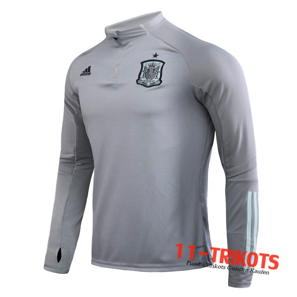 Sudadera de entrenamiento España Gris Claro 2019/2020