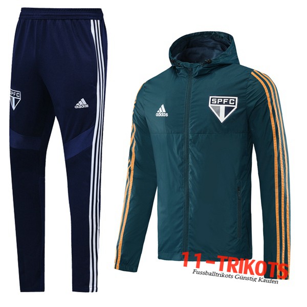 Sao Paulo FC Trainingsanzug Windjacke Blau 2020 2021 | 11-trikots