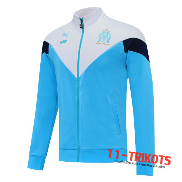 Chaqueta Futbol Marsella OM Azul 2019 2020