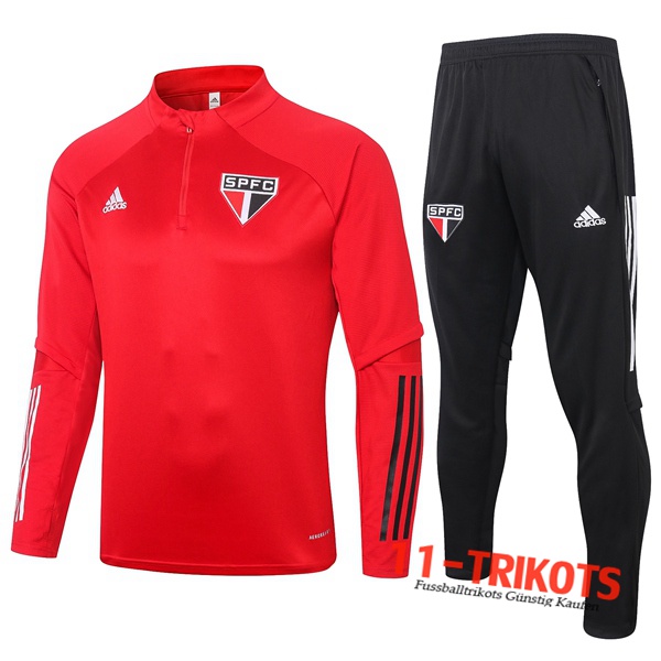 Sao Paulo FC Trainingsanzug Rot 2020 2021 | 11-trikots