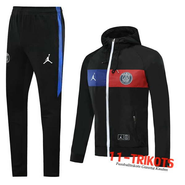 Pairis PSG Trainingsanzug Windjacke Schwarz 2020 2021 | 11-trikots