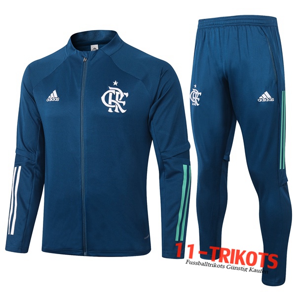 Flamengo Trainingsanzug (Jacke) Königsblau 2020 2021 | 11-trikots