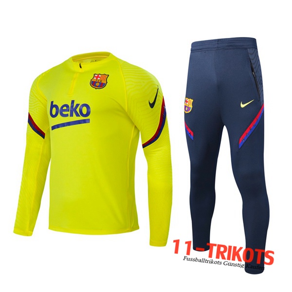 FC Barcelona Trainingsanzug Gelb 2020 2021 | 11-trikots