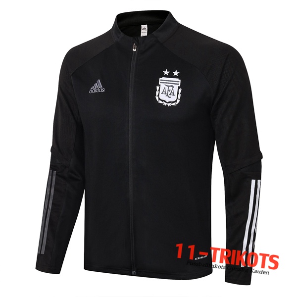 Chaqueta Futbol Argentina Negro 2020 2021