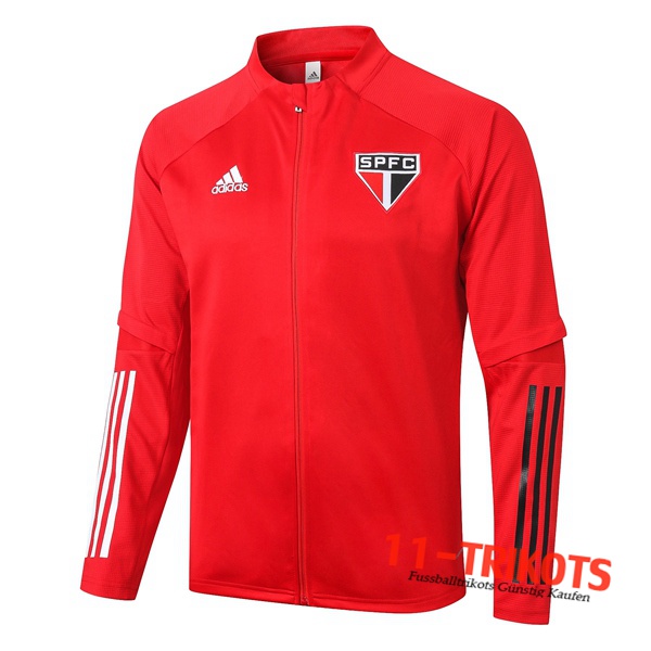 Chaqueta Futbol Sao Paulo FC Roja 2020 2021