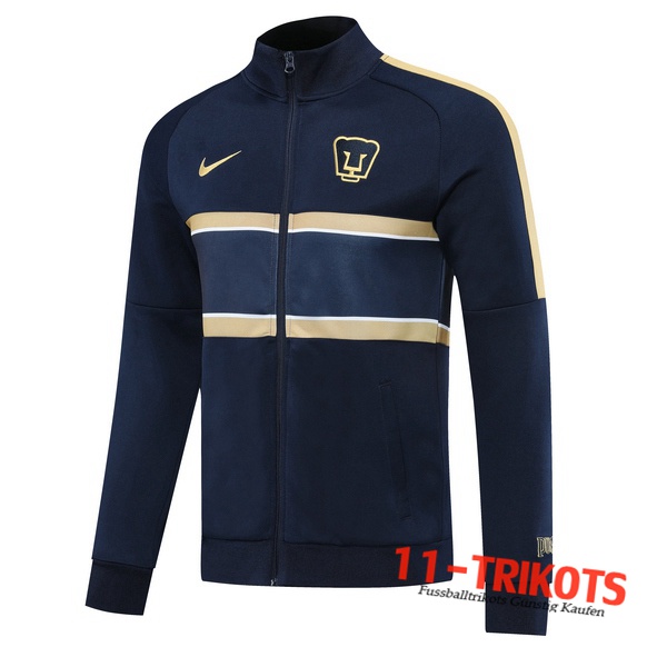 Chaqueta Futbol Pumas UNAM Azul Real 2020 2021