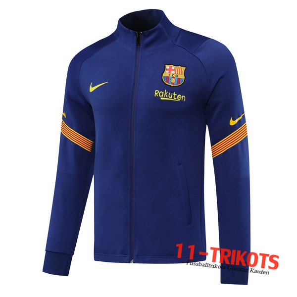 Chaqueta Futbol FC Barcelona Azul 2020 2021