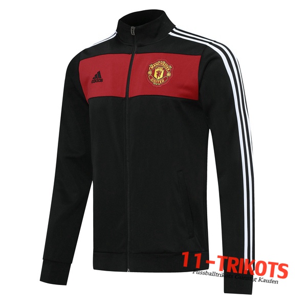 Chaqueta Futbol Manchester United Negro 2020 2021